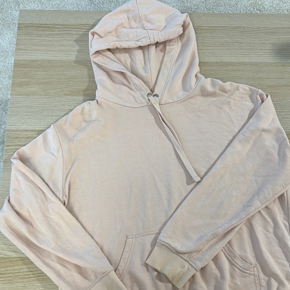 H&M Pink Knit Sweater Crew Neck Relaxed Fit